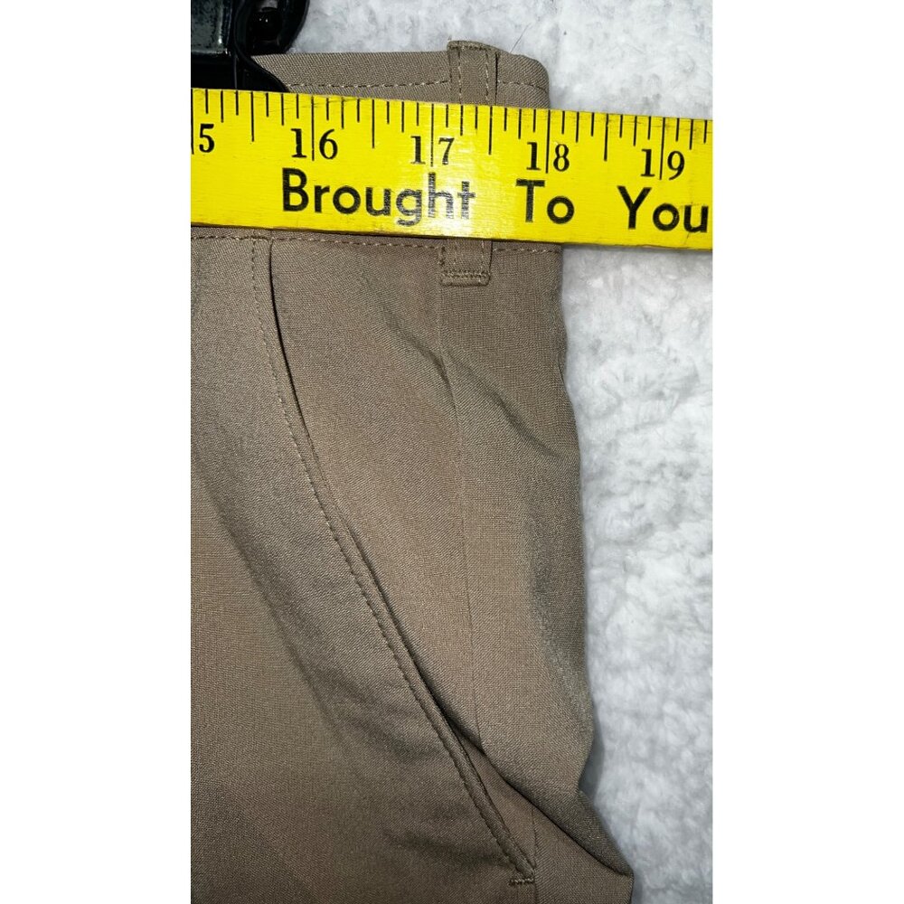 Ben Hogan Performance Mens Pants Tan Golf Active 34x30 Flat Front - Picture 5 of 8